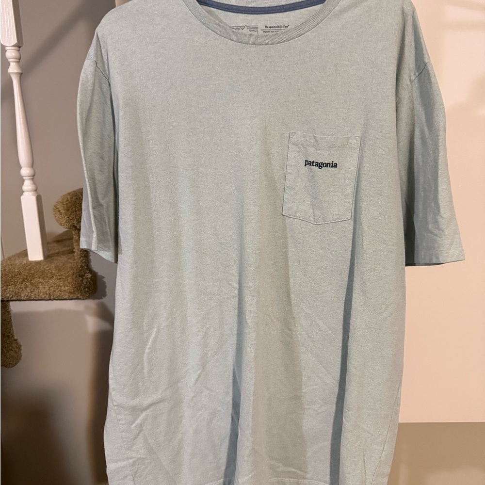 Patagonia Blue Short Sleeve Tee